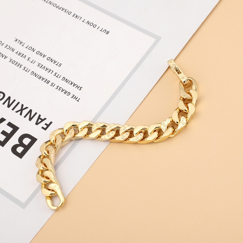 Louis Vuitton LV Chain Links Bracelet  21cm   M00305 - PerfectKickZ
