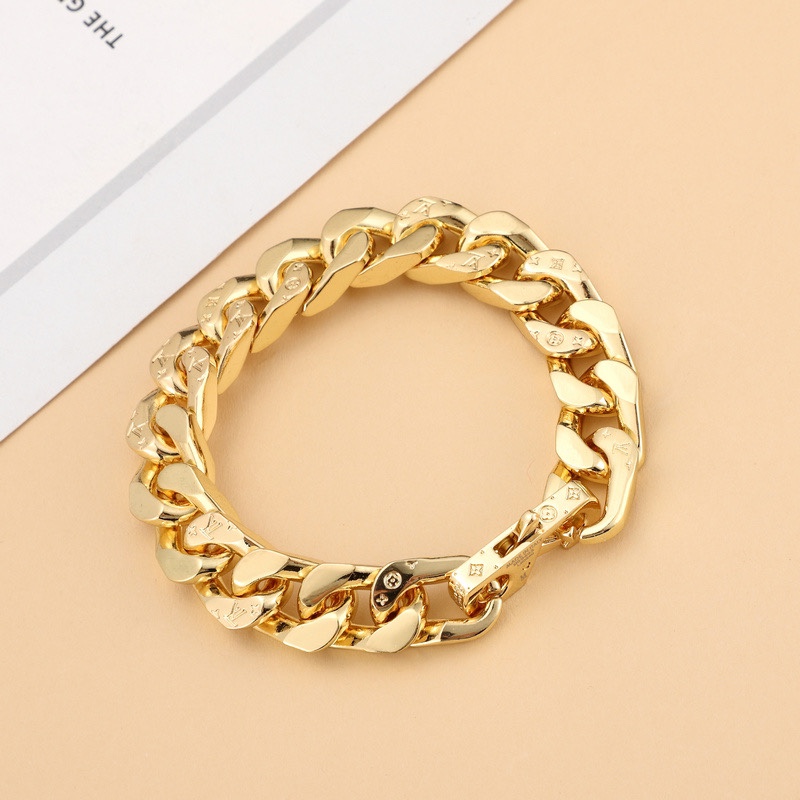 Louis Vuitton LV Chain Links Bracelet  21cm   M00305 - PerfectKickZ