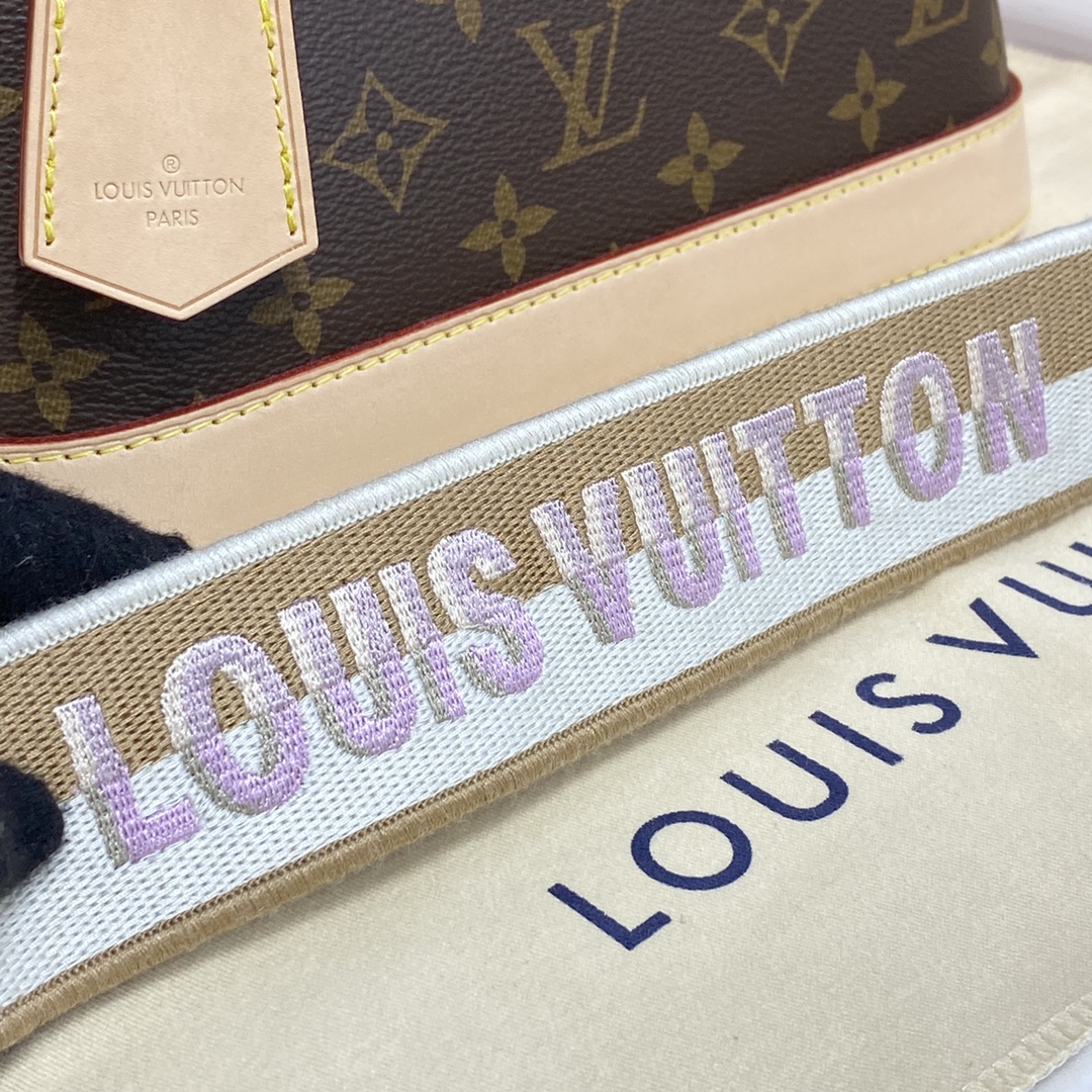 Louis Vuitton Alma BB Monogram Canvas Handbag (23.5-17.5-11.5cm)     M53152 - PerfectKickZ