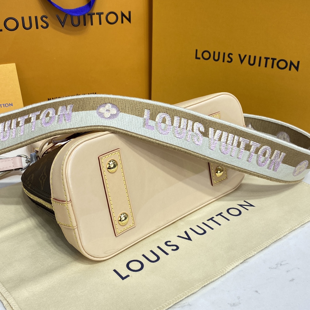 Louis Vuitton Alma BB Monogram Canvas Handbag (23.5-17.5-11.5cm)     M53152 - PerfectKickZ