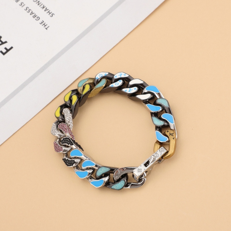 Louis Vuitton LV Chain Links Bracelet  21cm   mp3066 - PerfectKickZ