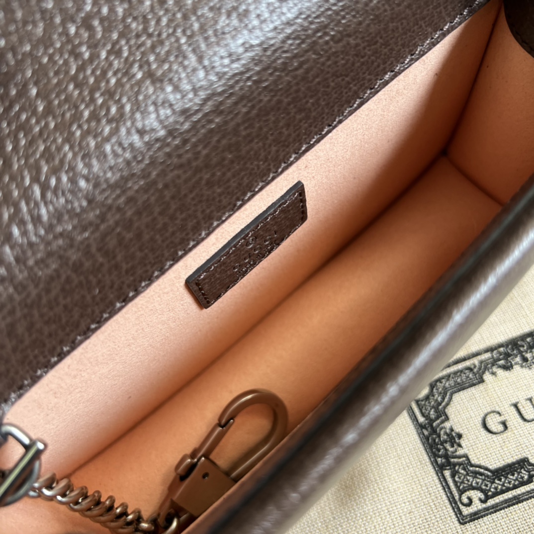 Gucci Dionysus Jumbo GG Super Mini Bag(16.5-10-4cm) - PerfectKickZ