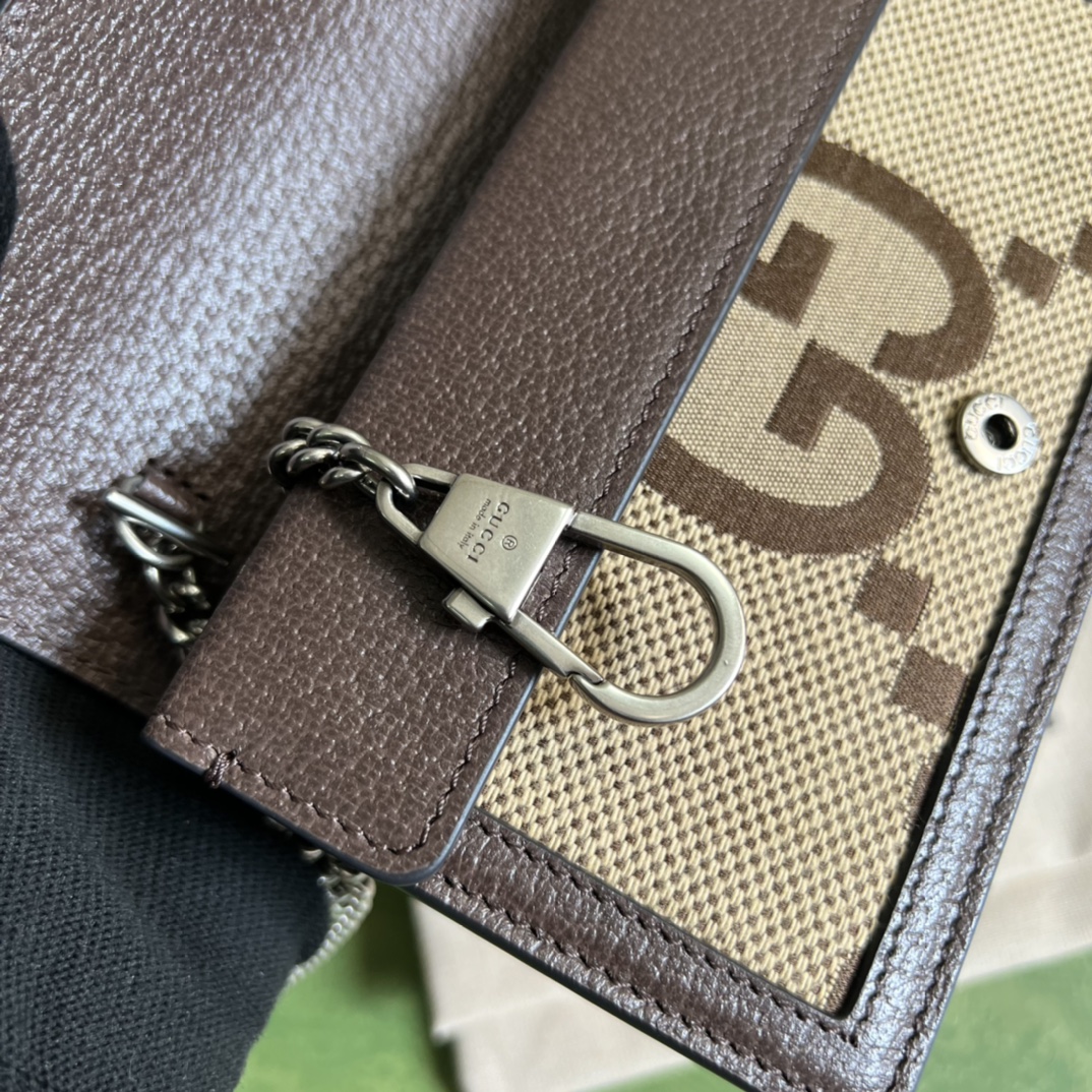 Gucci Dionysus Jumbo GG Super Mini Bag(16.5-10-4cm) - PerfectKickZ