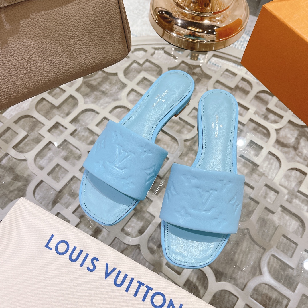 Louis Vuitton Revival Flat Mule     1A9P7D - PerfectKickZ