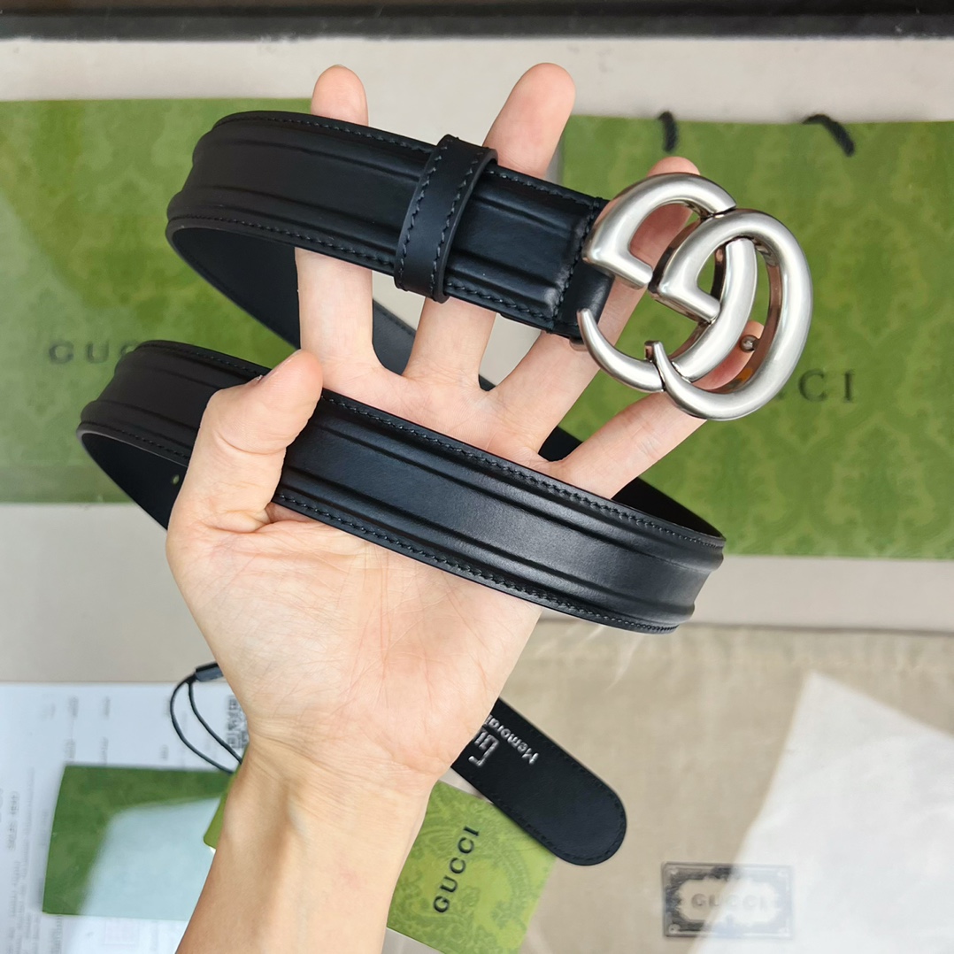 Gucci Belt With GG Buckle - PerfectKickZ
