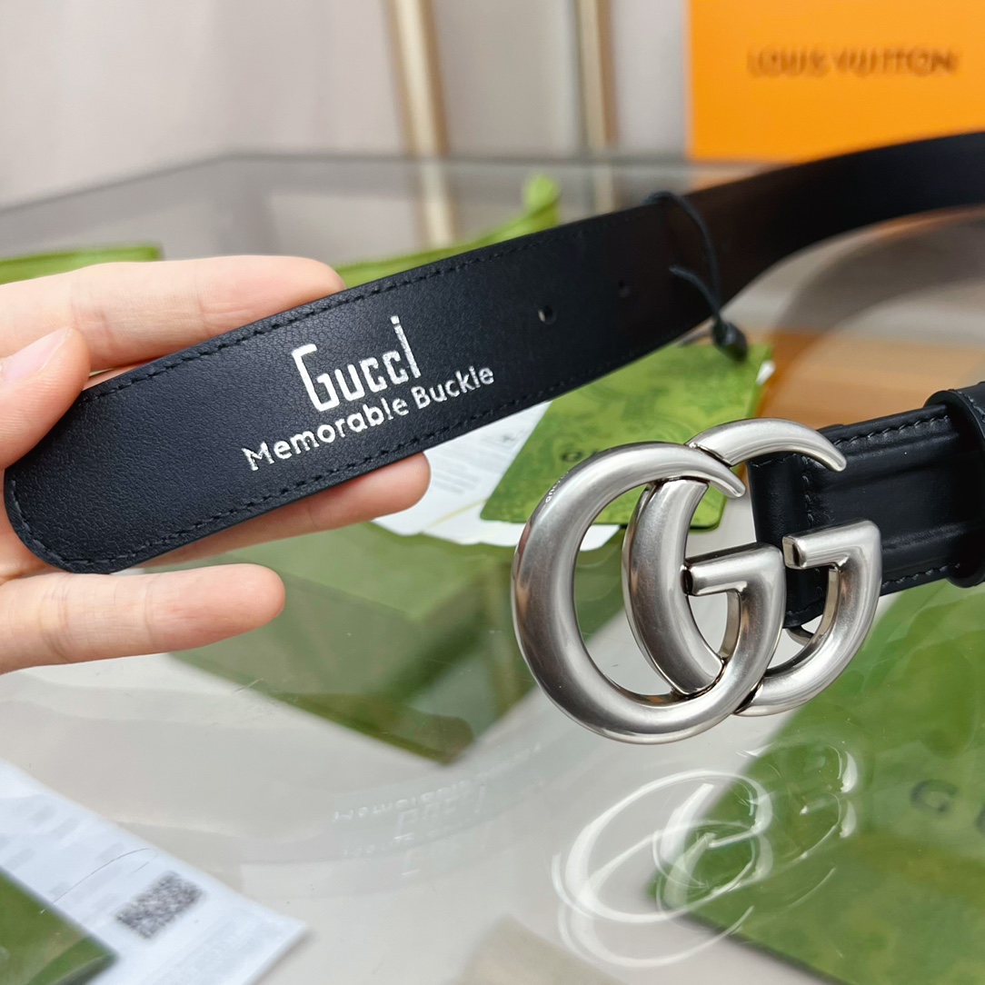 Gucci Belt With GG Buckle - PerfectKickZ