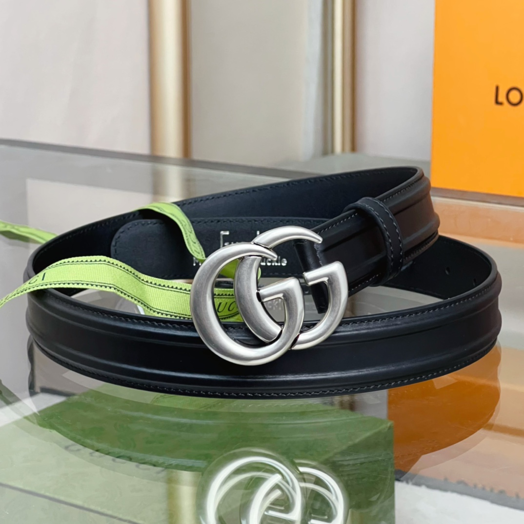 Gucci Belt With GG Buckle - PerfectKickZ