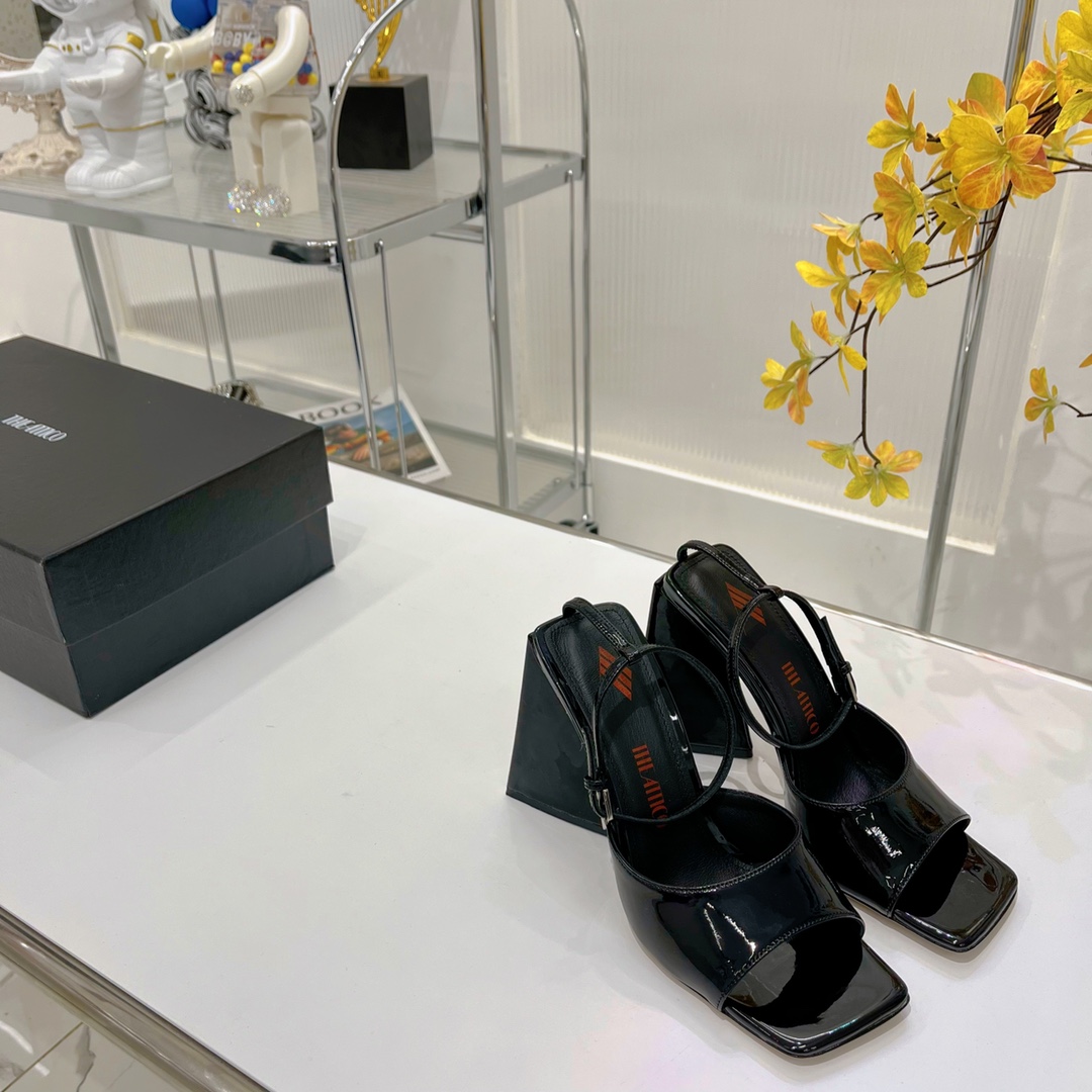 The Attico ''Piper'' Black Sandal - PerfectKickZ