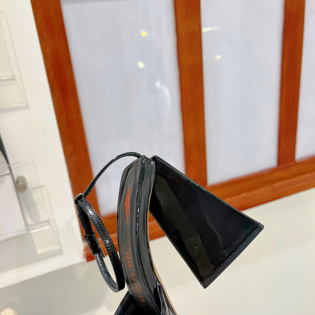 The Attico ''Piper'' Black Sandal - PerfectKickZ