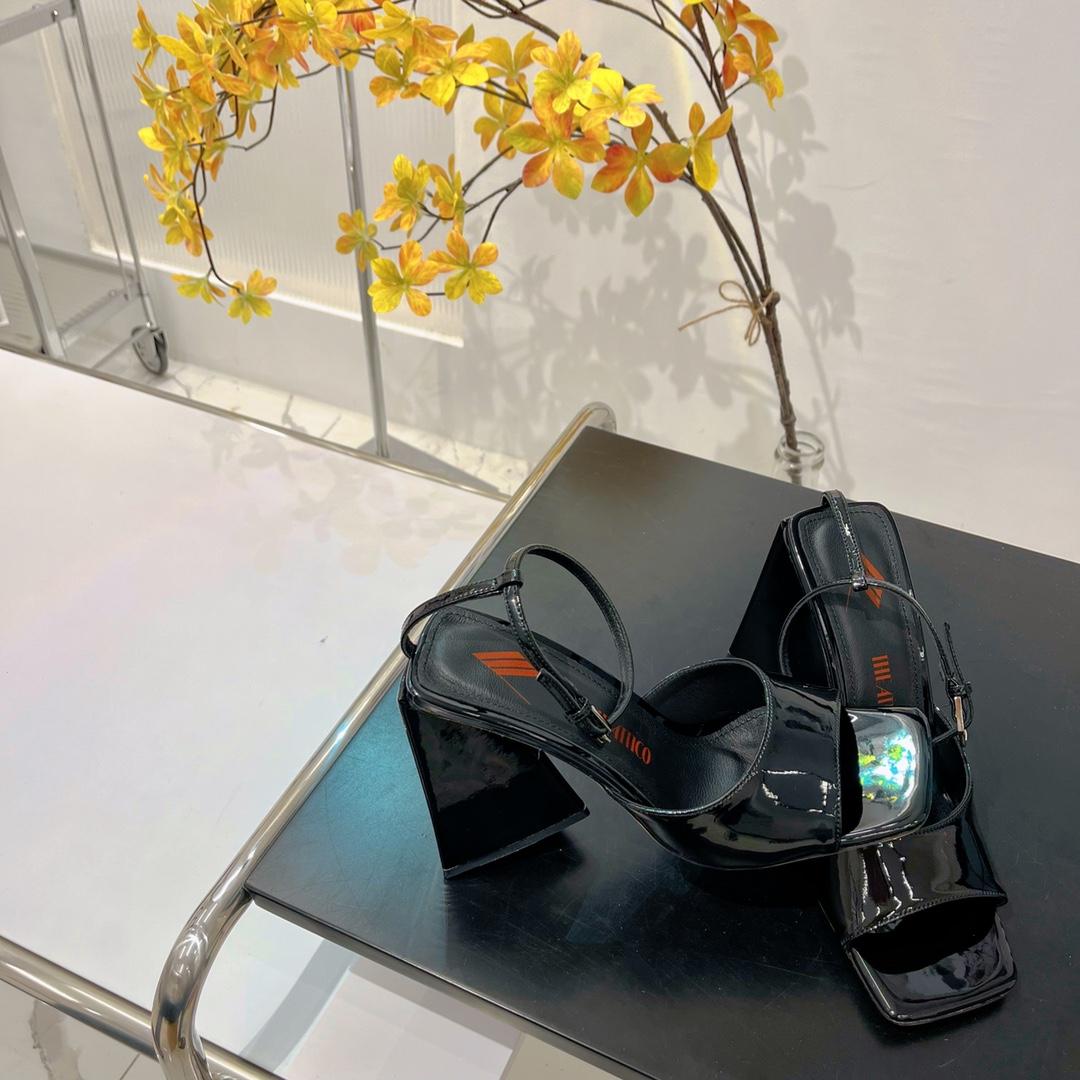 The Attico ''Piper'' Black Sandal - PerfectKickZ