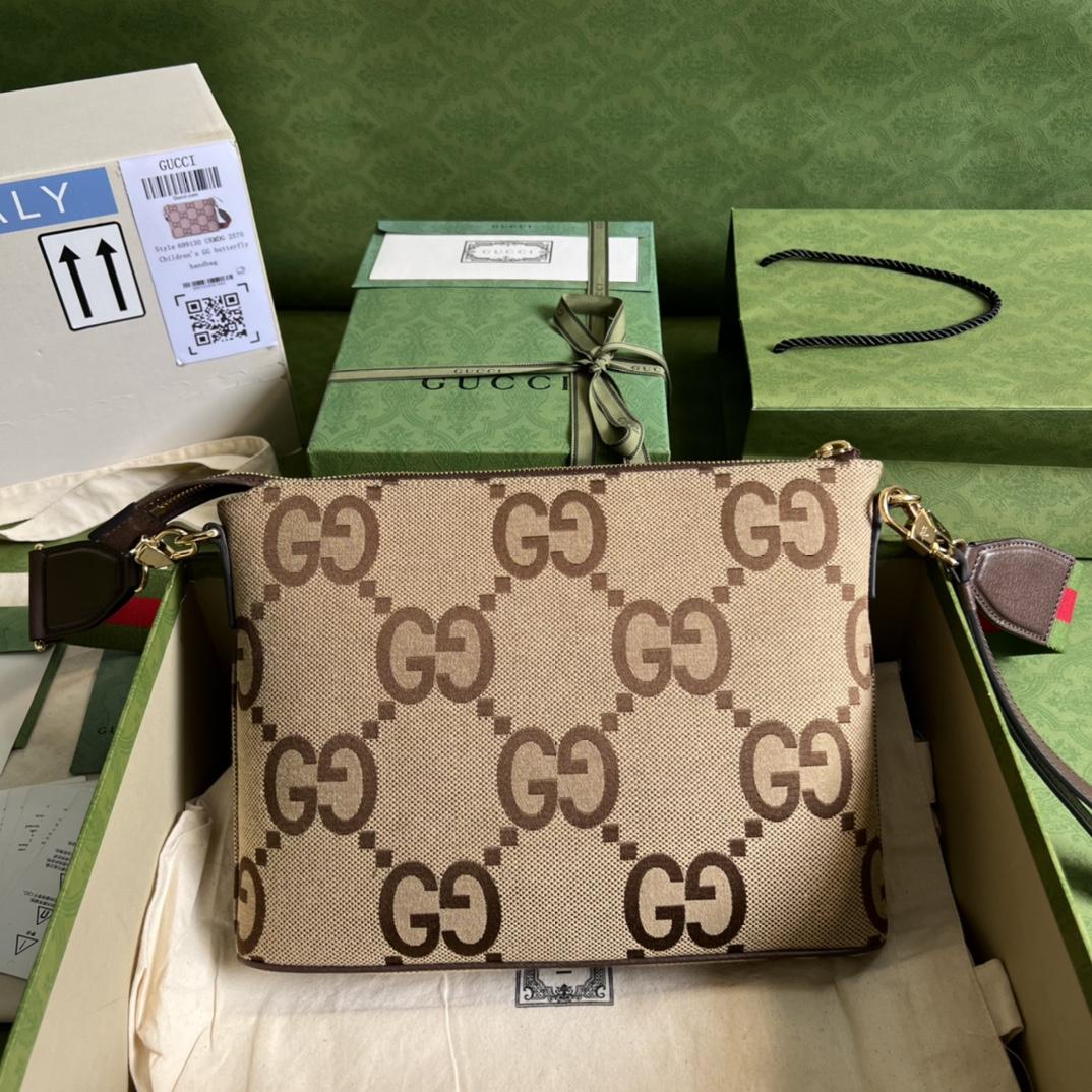 Gucci Jumbo GG Messenger Bag(31-24.5-5cm) - 