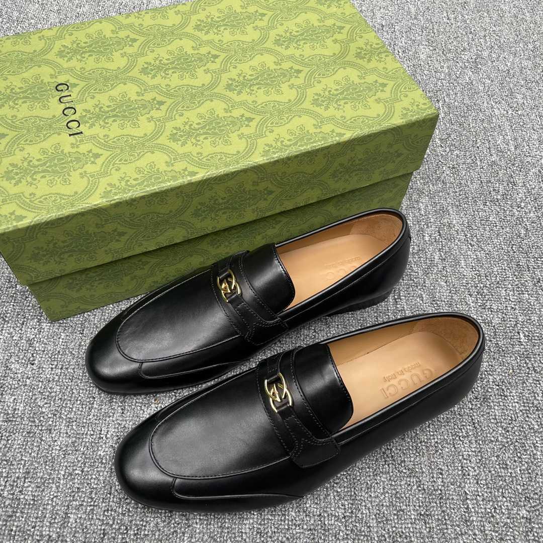 Gucci Men's Loafer With Interlocking G(Upon UK Size) - PerfectKickZ
