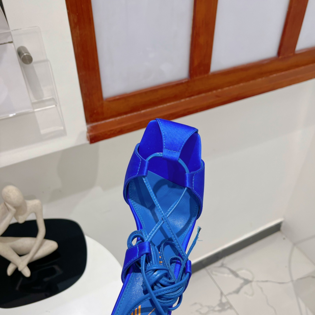 The Attico ''Adele'' Electric Blue Sandal - PerfectKickZ