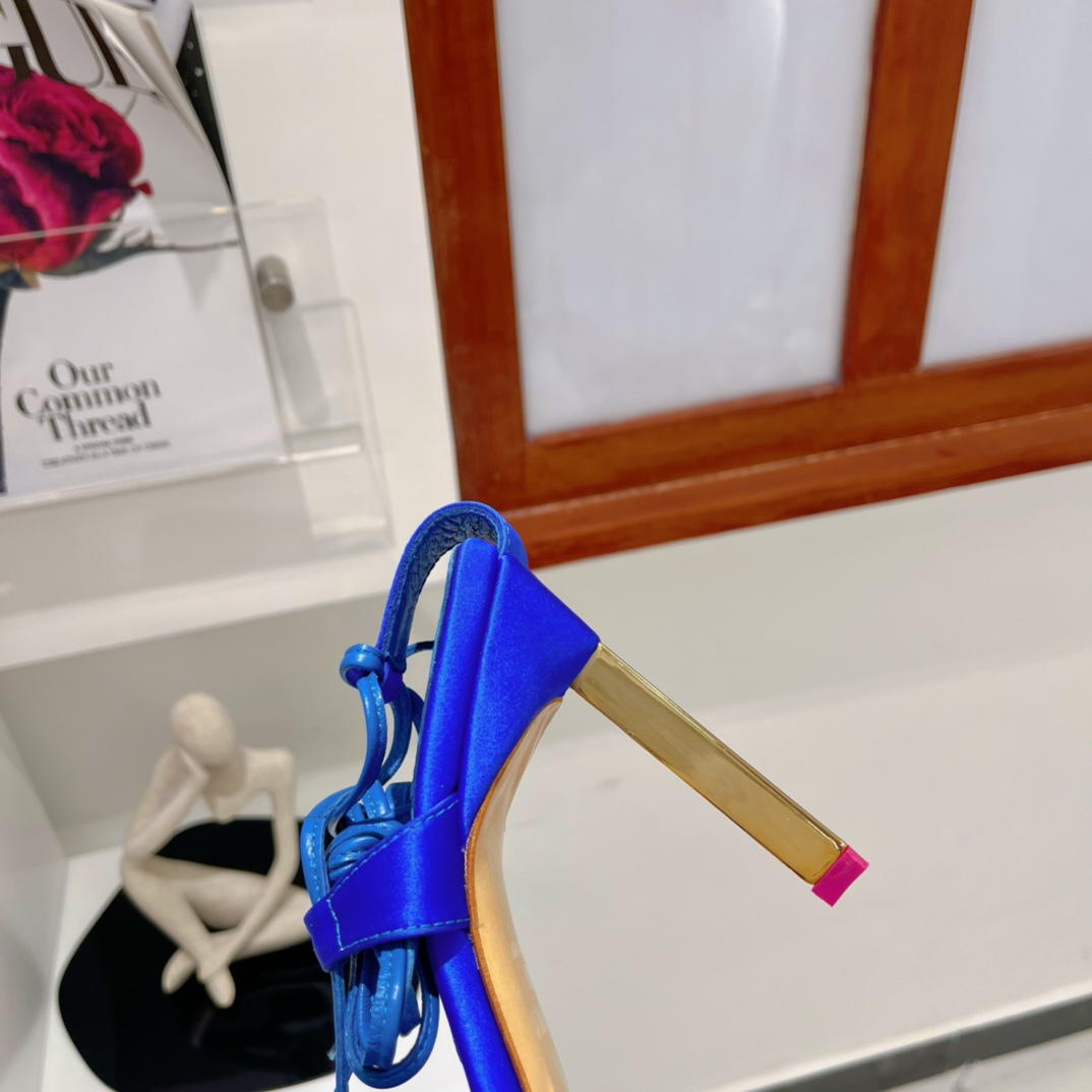 The Attico ''Adele'' Electric Blue Sandal - PerfectKickZ