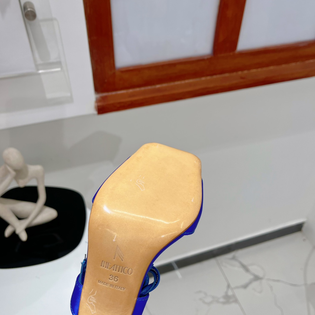 The Attico ''Adele'' Electric Blue Sandal - PerfectKickZ