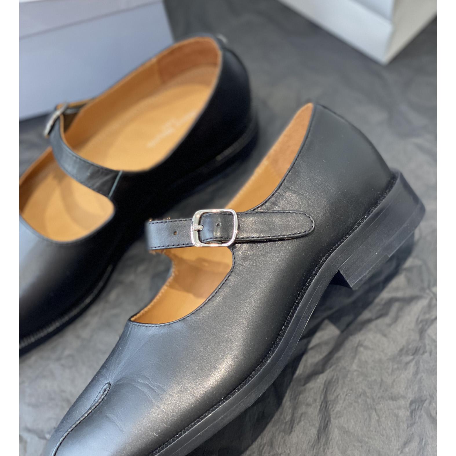 Maison Margiela Tabi Leather Mary Jane Shoes - PerfectKickZ