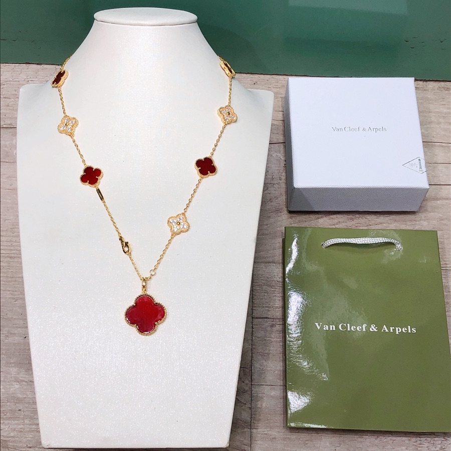 Van Cleef & Arpels Vintage Alhambra Long Necklace, 10 motifs - PerfectKickZ