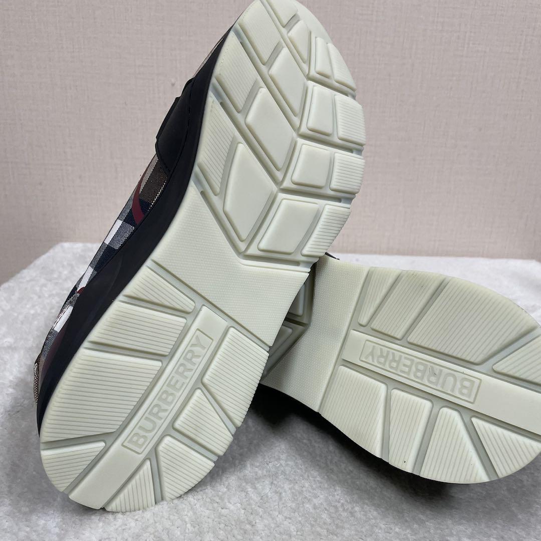 Burberry Check Cotton Sneakers - PerfectKickZ