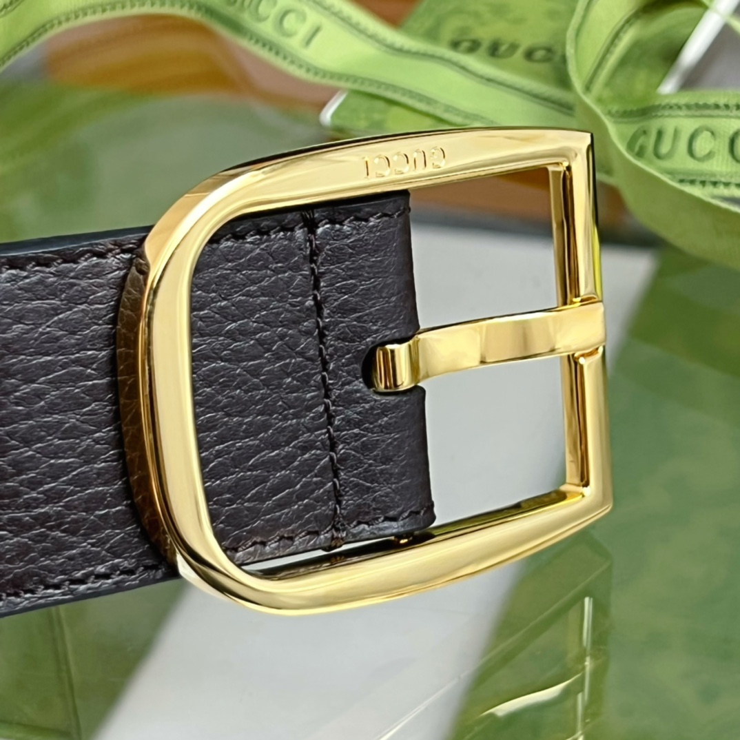 Gucci GG Belt With Square Buckle - PerfectKickZ