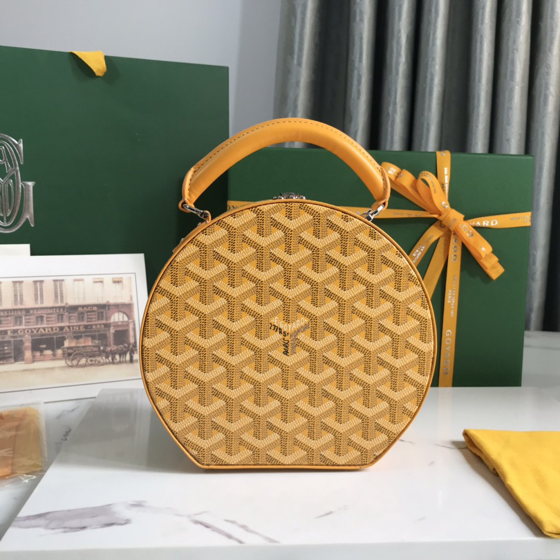 Goyard The Alto Hatbox Trunk Bag(18-16.5-7cm) - PerfectKickZ