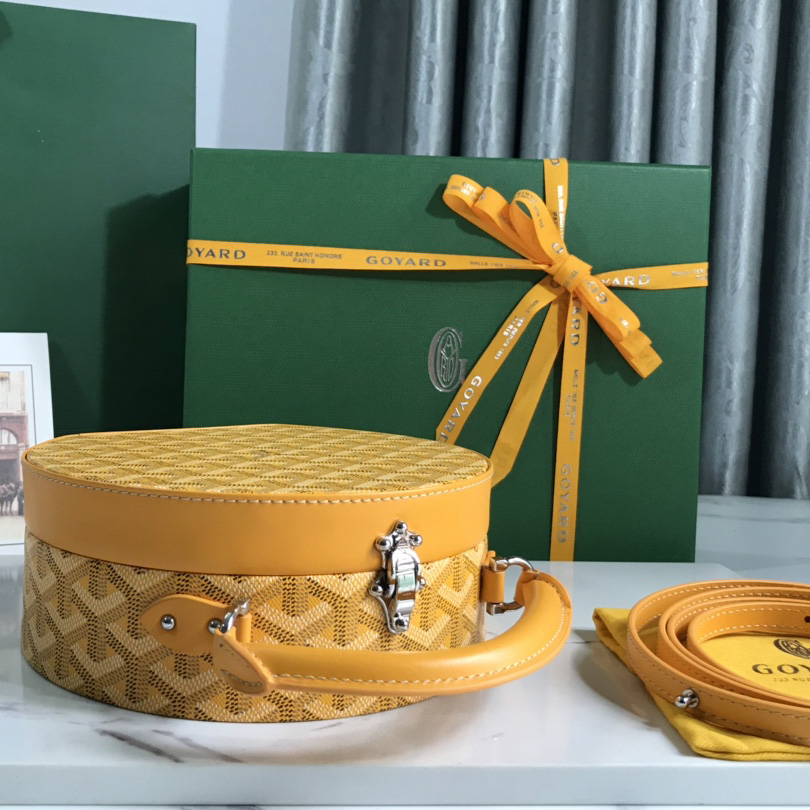 Goyard The Alto Hatbox Trunk Bag(18-16.5-7cm) - PerfectKickZ