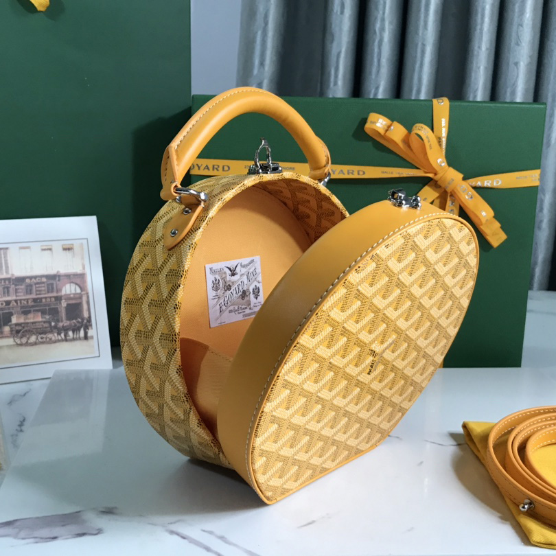 Goyard The Alto Hatbox Trunk Bag(18-16.5-7cm) - PerfectKickZ