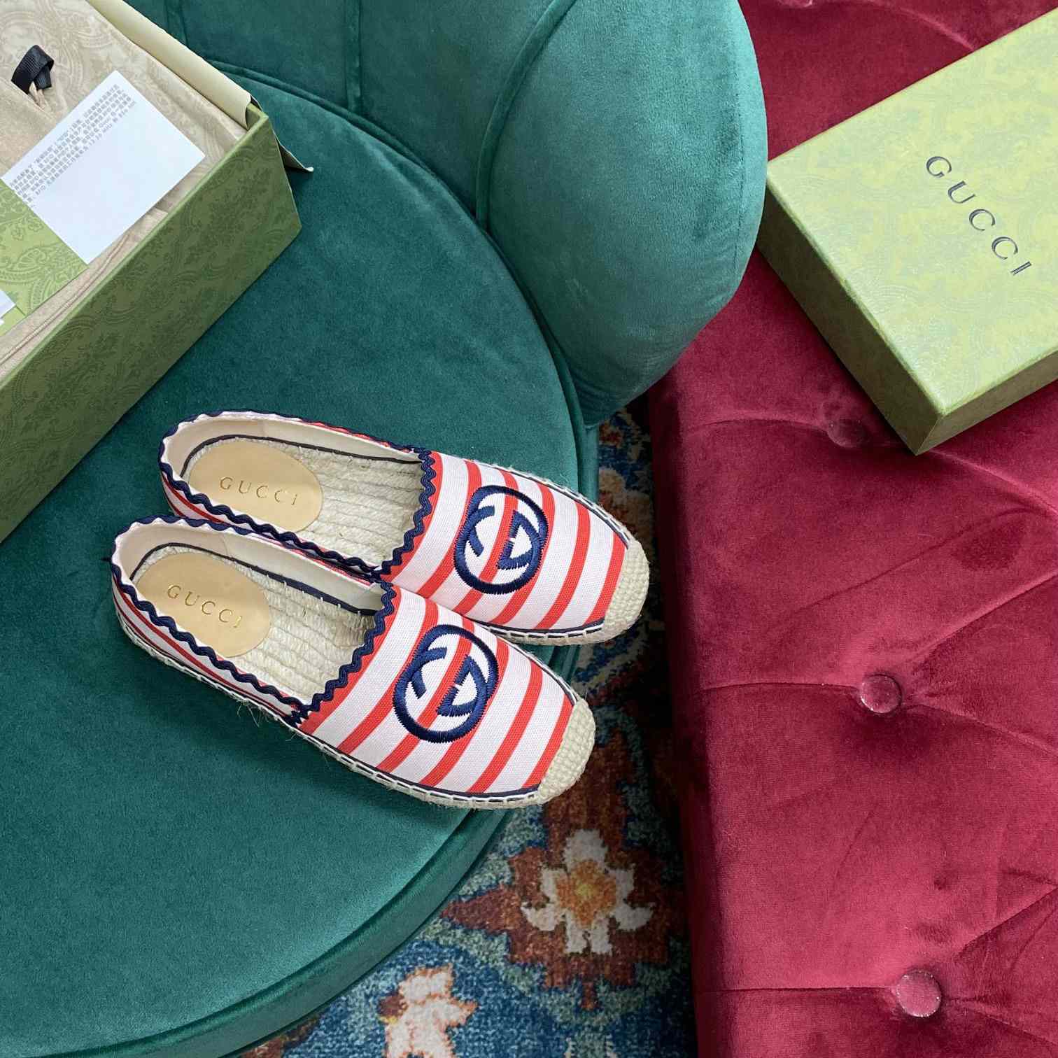 Gucci Women's Interlocking G Espadrille - PerfectKickZ