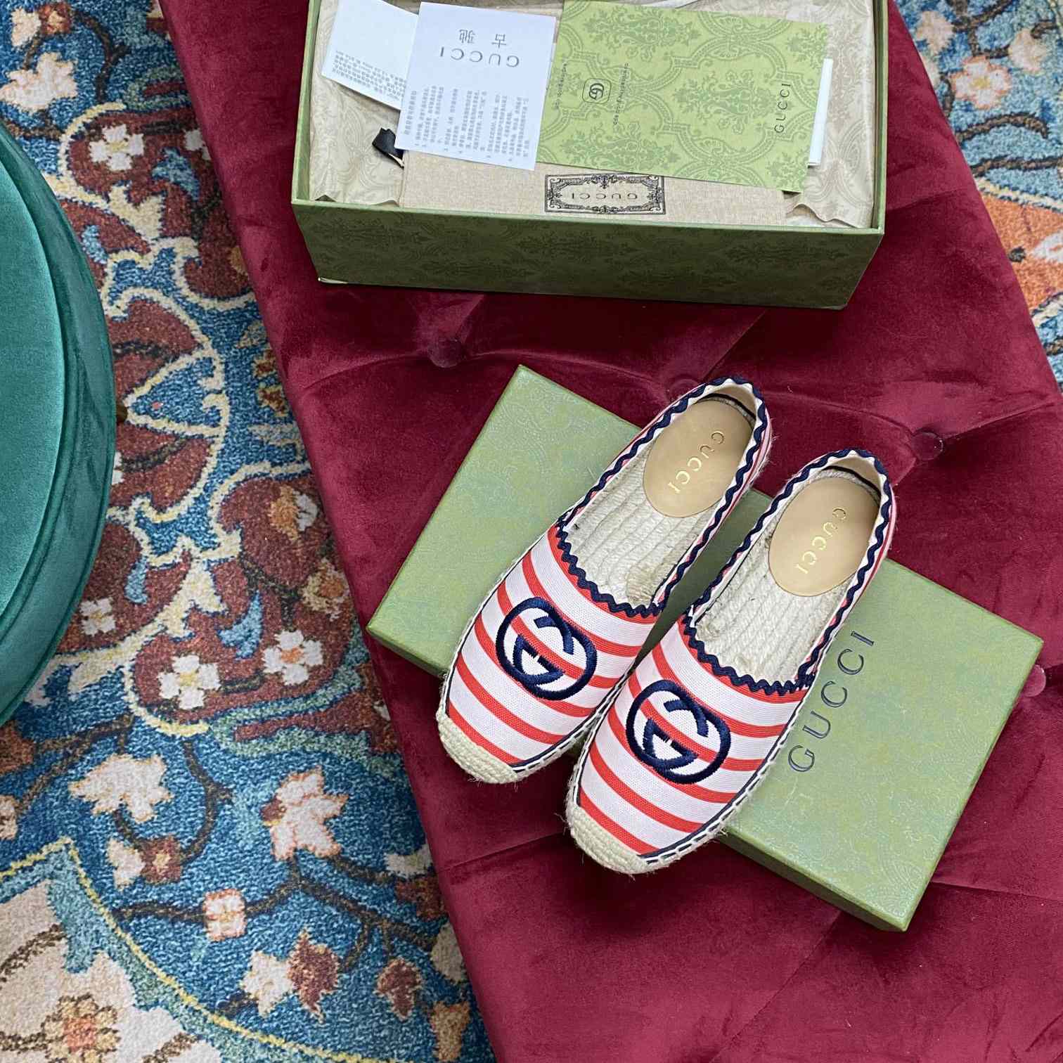 Gucci Women's Interlocking G Espadrille - PerfectKickZ