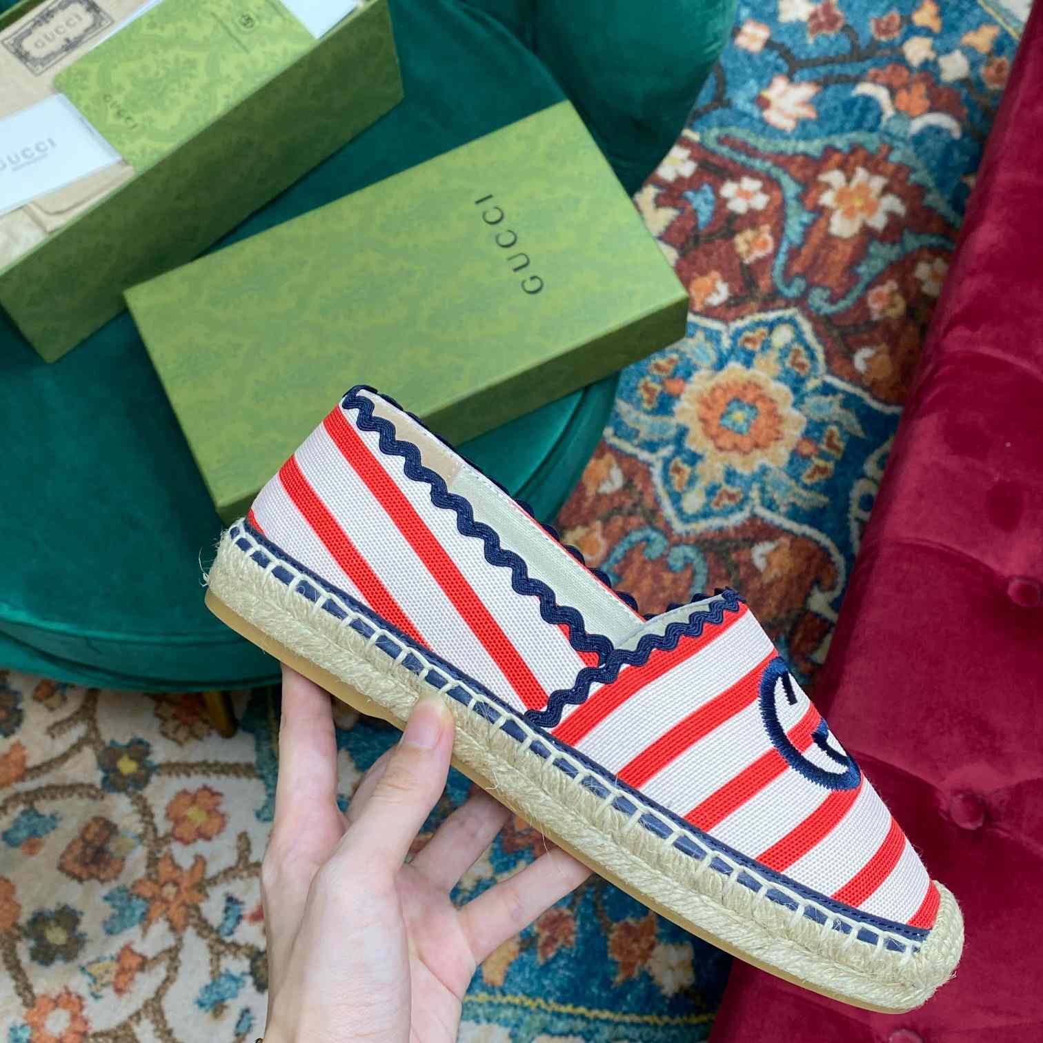 Gucci Women's Interlocking G Espadrille - PerfectKickZ