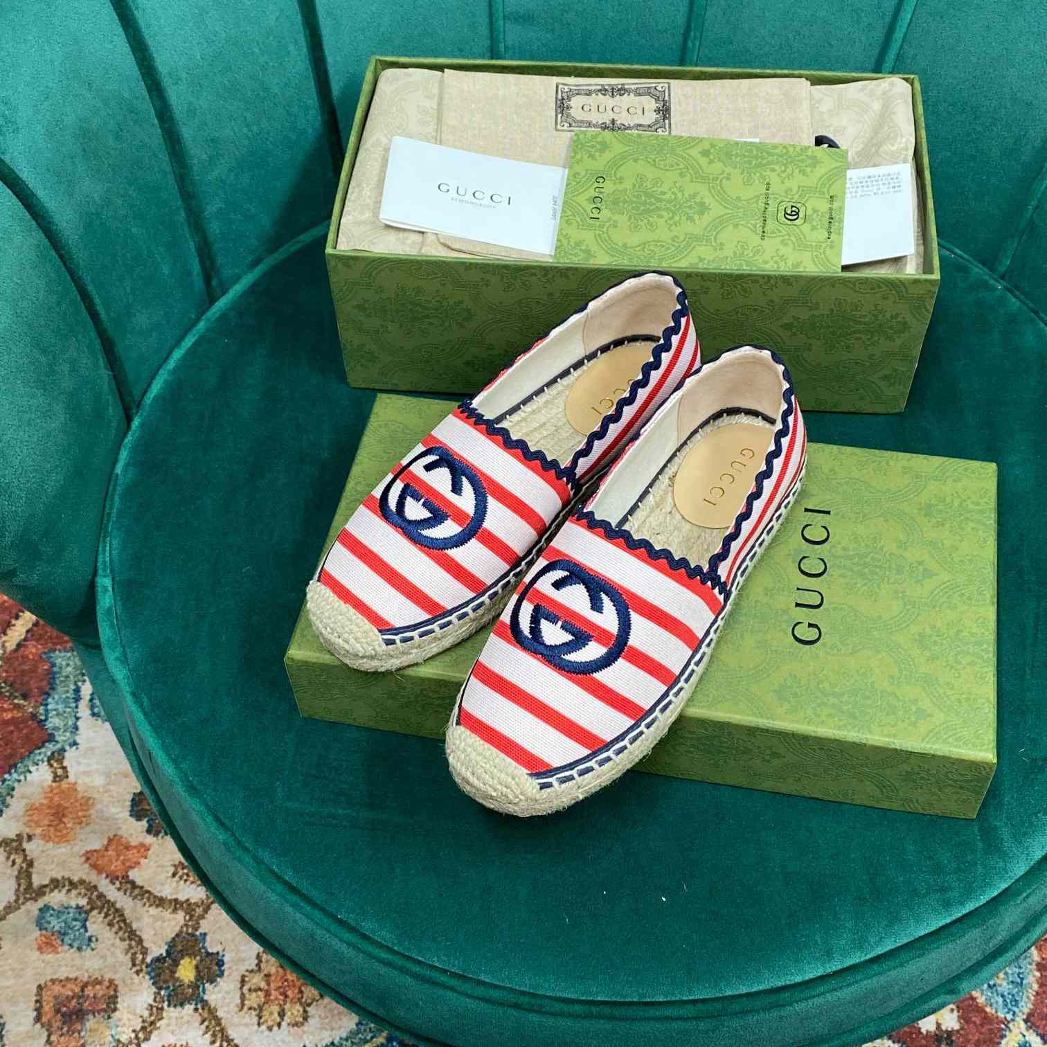 Gucci Women's Interlocking G Espadrille - PerfectKickZ