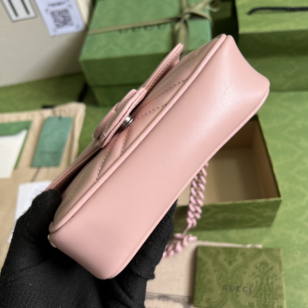 Gucci GG Marmont Belt Bag(16.5-10.2-5.1CM) - PerfectKickZ