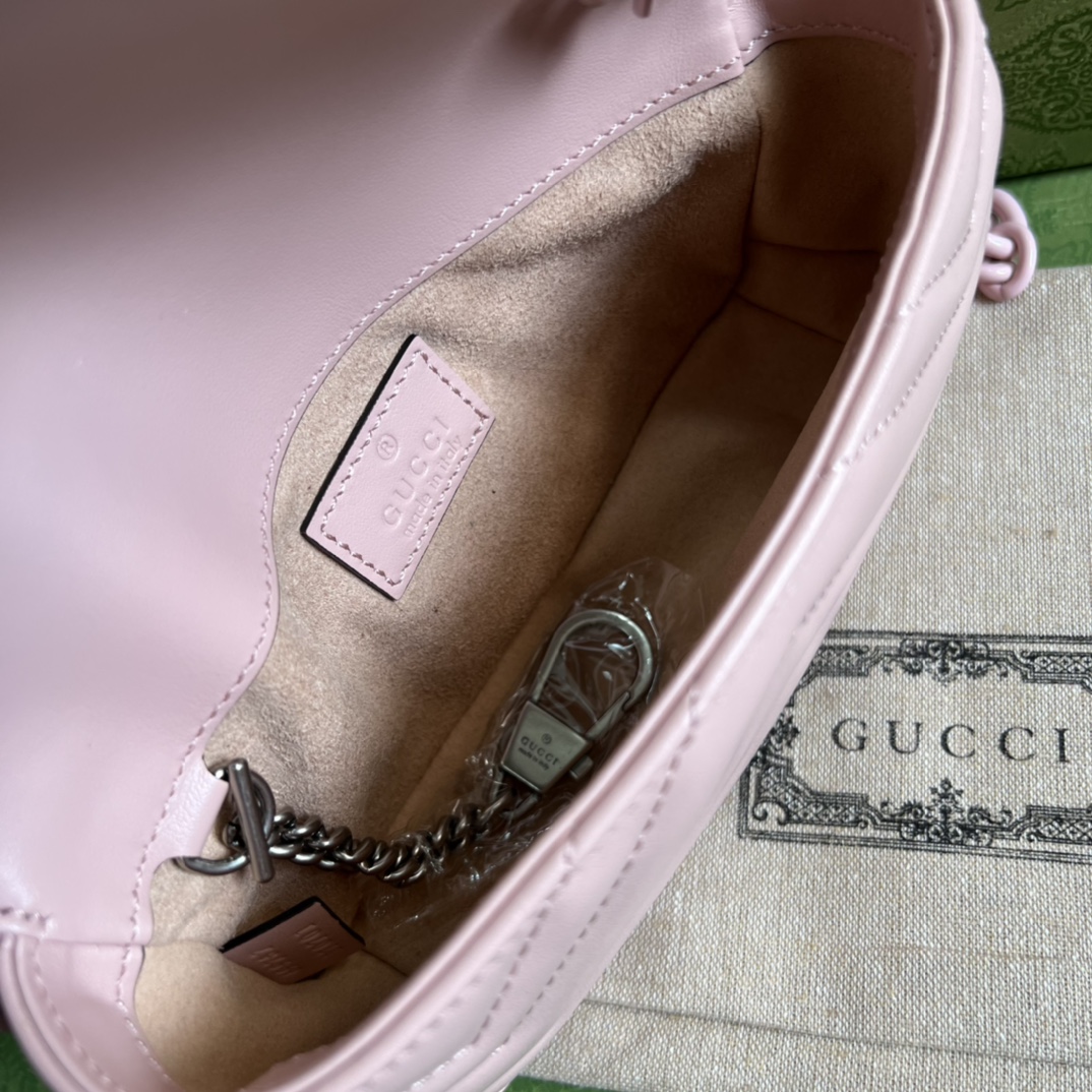 Gucci GG Marmont Belt Bag(16.5-10.2-5.1CM) - PerfectKickZ