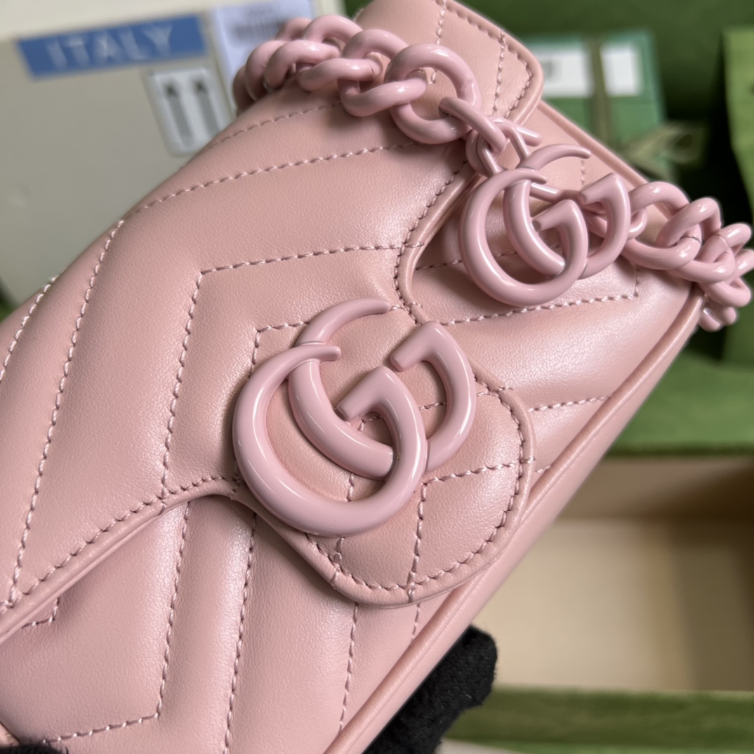 Gucci GG Marmont Belt Bag(16.5-10.2-5.1CM) - PerfectKickZ