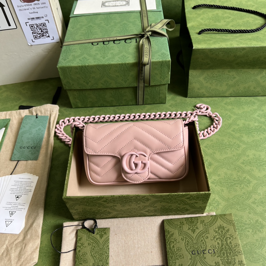Gucci GG Marmont Belt Bag(16.5-10.2-5.1CM) - PerfectKickZ