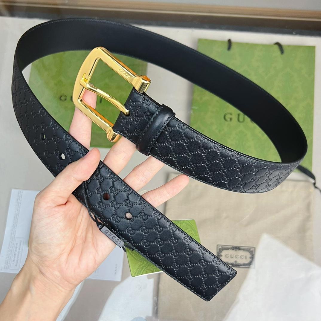 Gucci Belt With Square Buckle - 