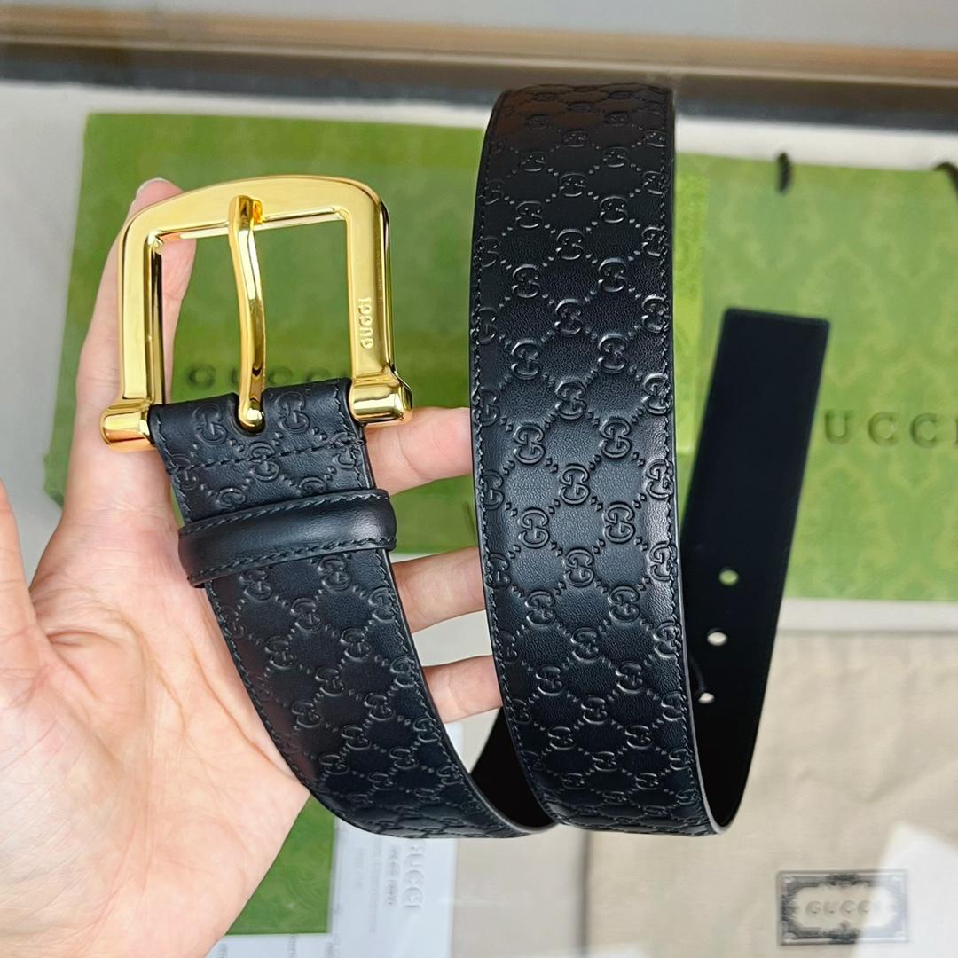 Gucci Belt With Square Buckle - 