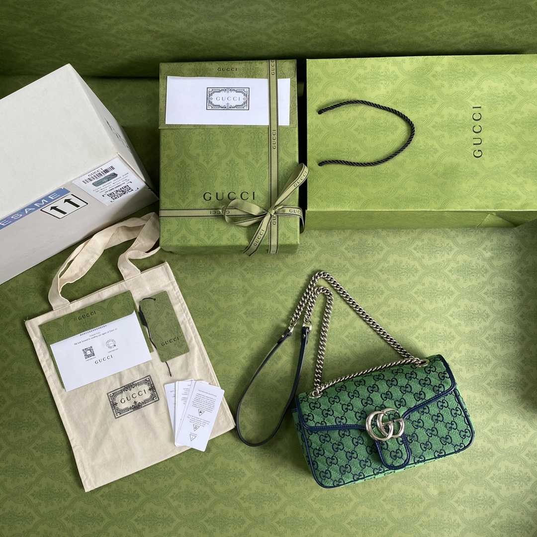 Gucci GG Marmont Mini Shoulder Bag(26-15-7cm) - PerfectKickZ