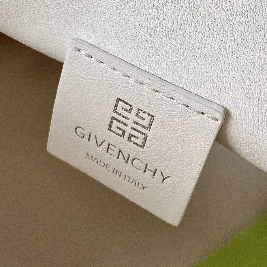 Givenchy Small Kenny Bag In Smooth Leather - Ivory(32-22-17cm) - PerfectKickZ