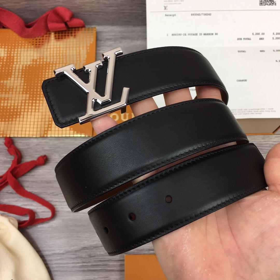 Louis Vuitton  LV Mirror 35MM Reversible Belt - PerfectKickZ