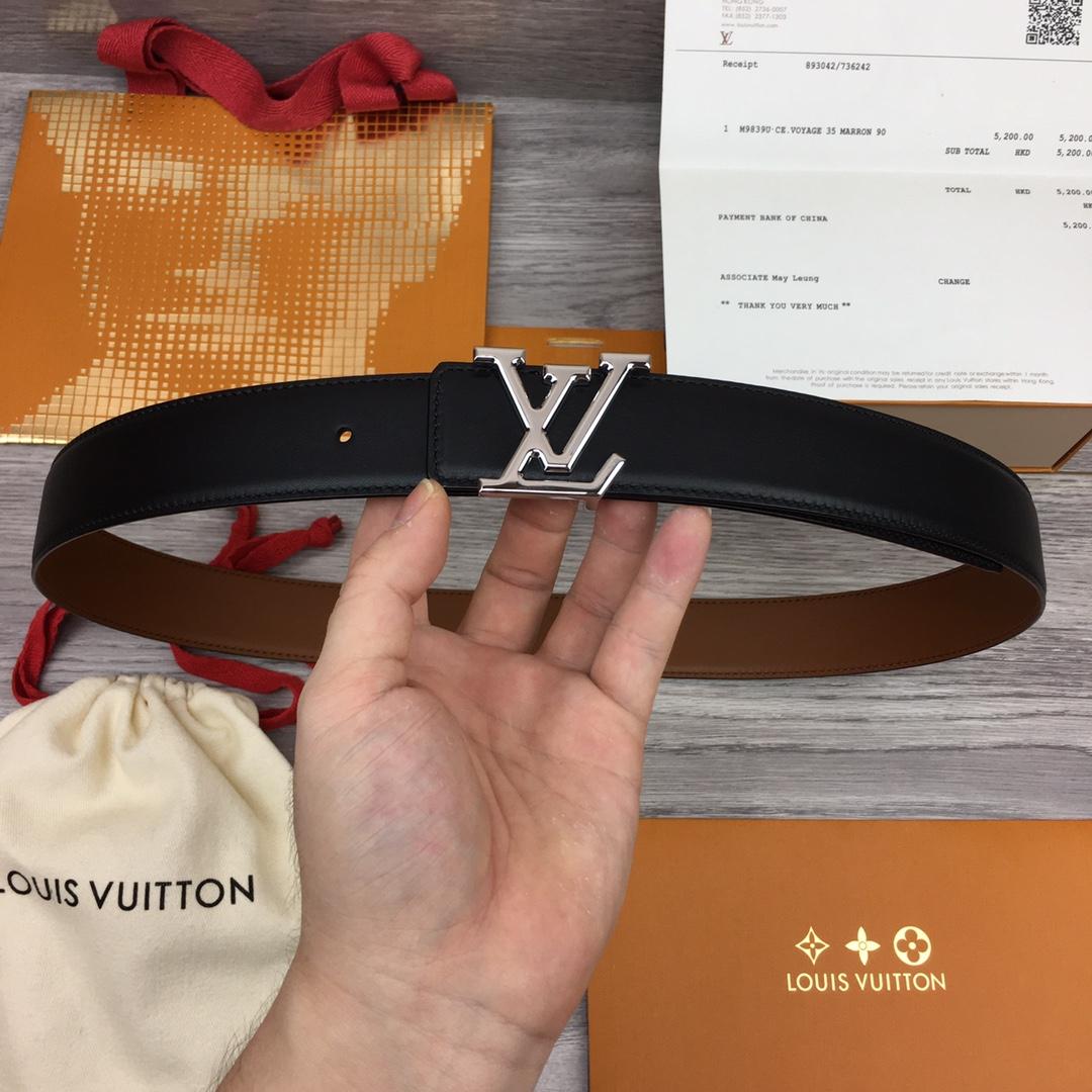 Louis Vuitton  LV Mirror 35MM Reversible Belt - PerfectKickZ