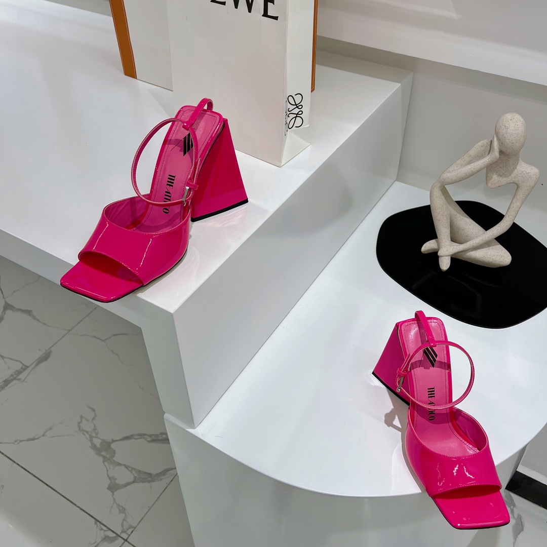 The Attico ''Piper'' Fuchsia Sandal - PerfectKickZ