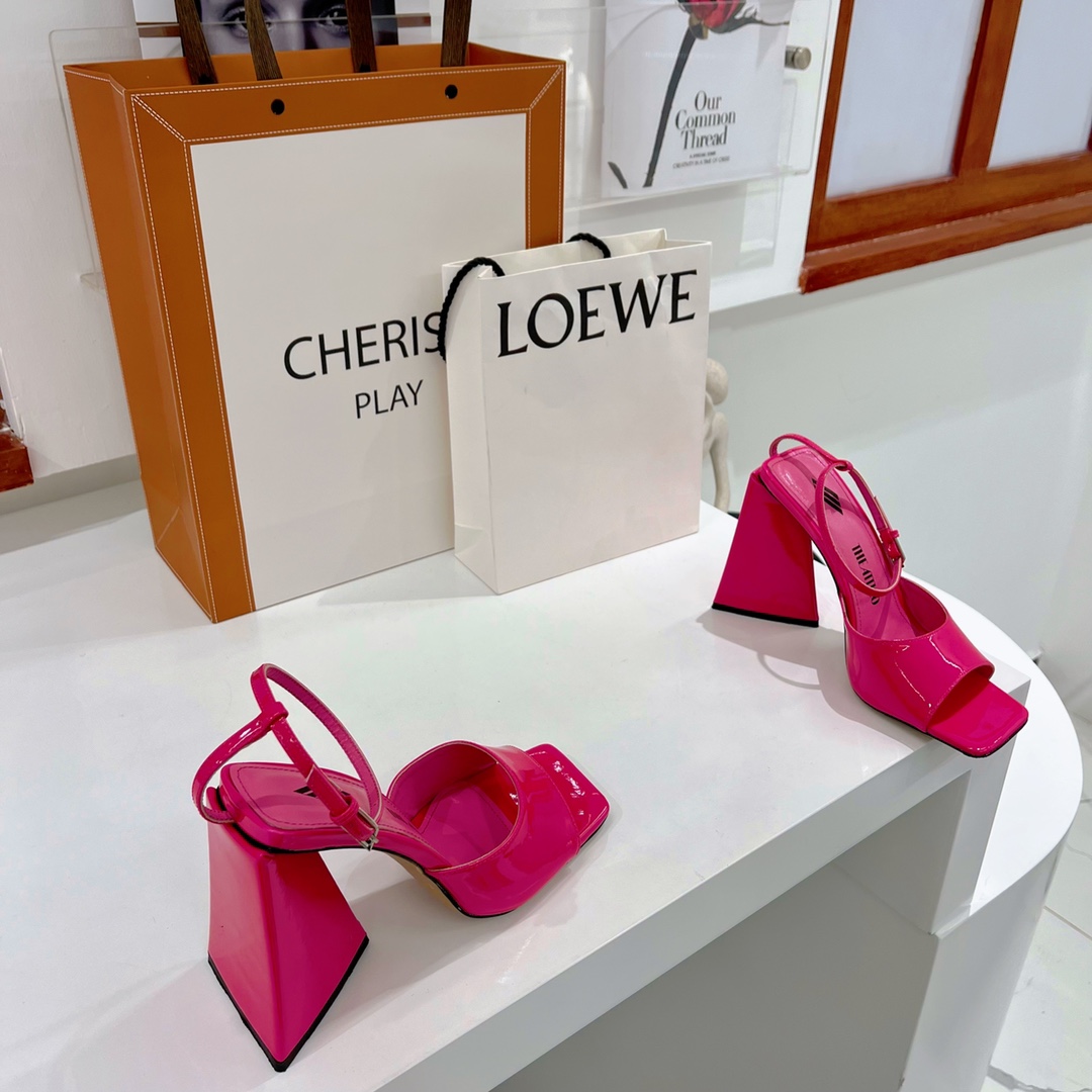 The Attico ''Piper'' Fuchsia Sandal - PerfectKickZ