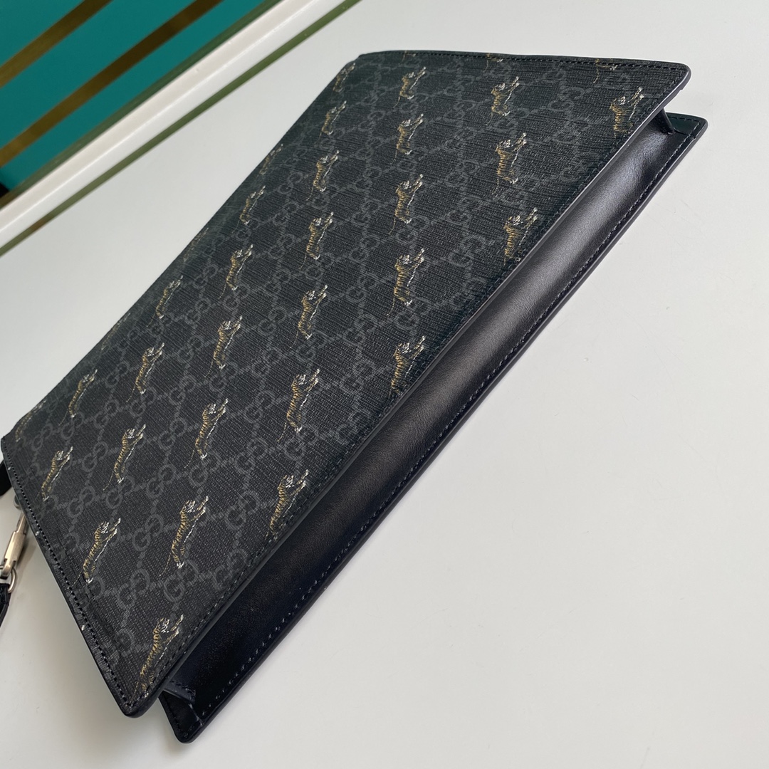 Gucci Black GG Pouch(28-22-3.5cm) - PerfectKickZ