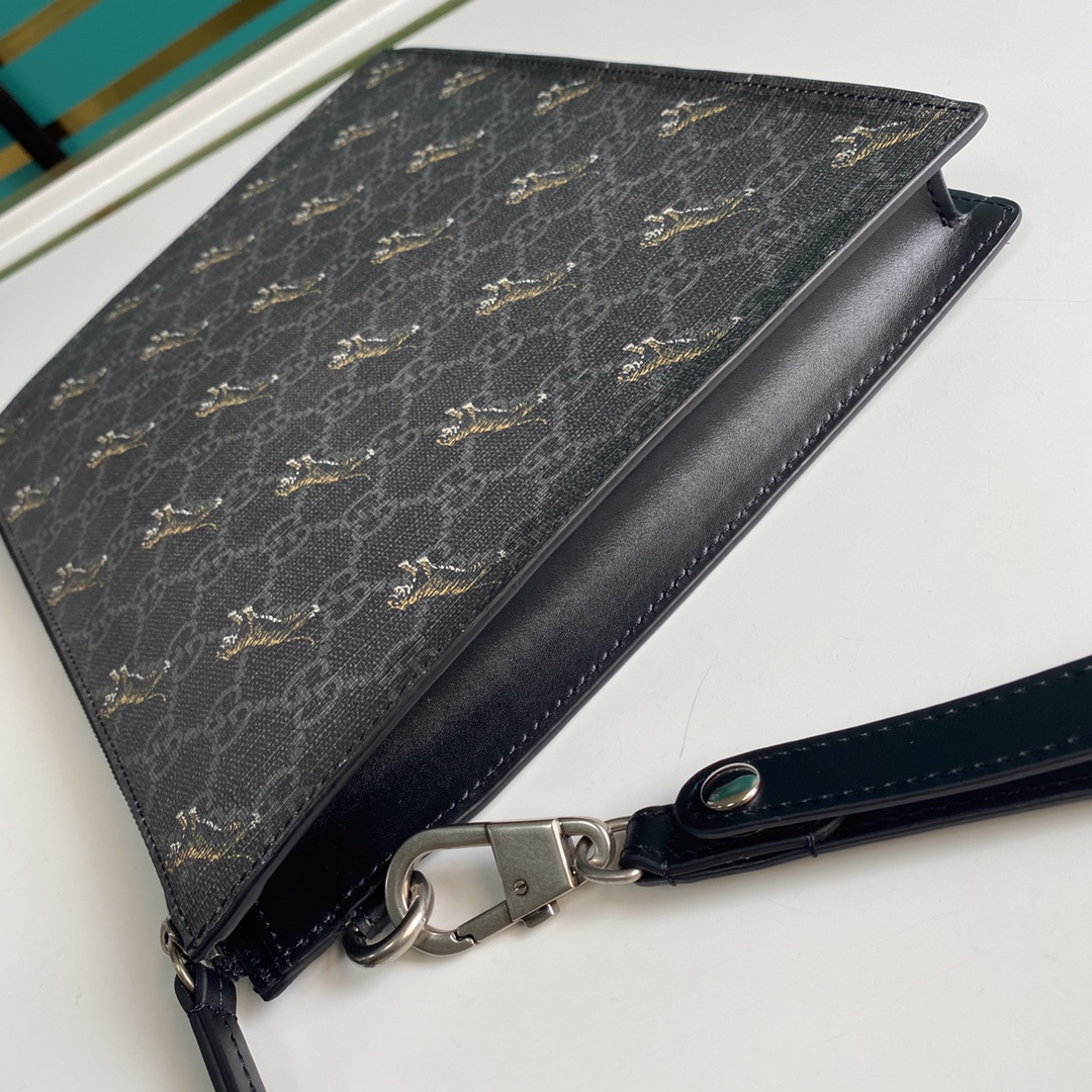 Gucci Black GG Pouch(28-22-3.5cm) - PerfectKickZ