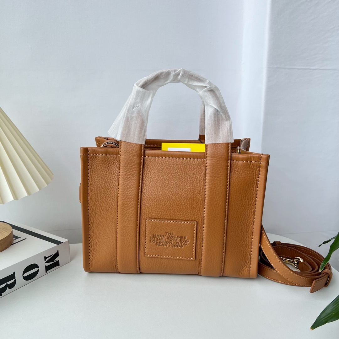 Marc Jacobs The Leather Small Tote Bag(33-27-15cm) - PerfectKickZ