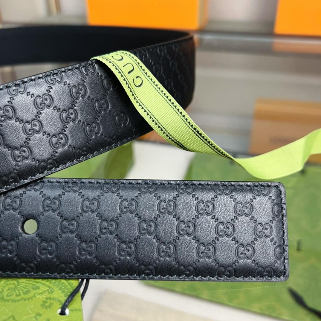 Gucci Belt With Square Buckle - PerfectKickZ