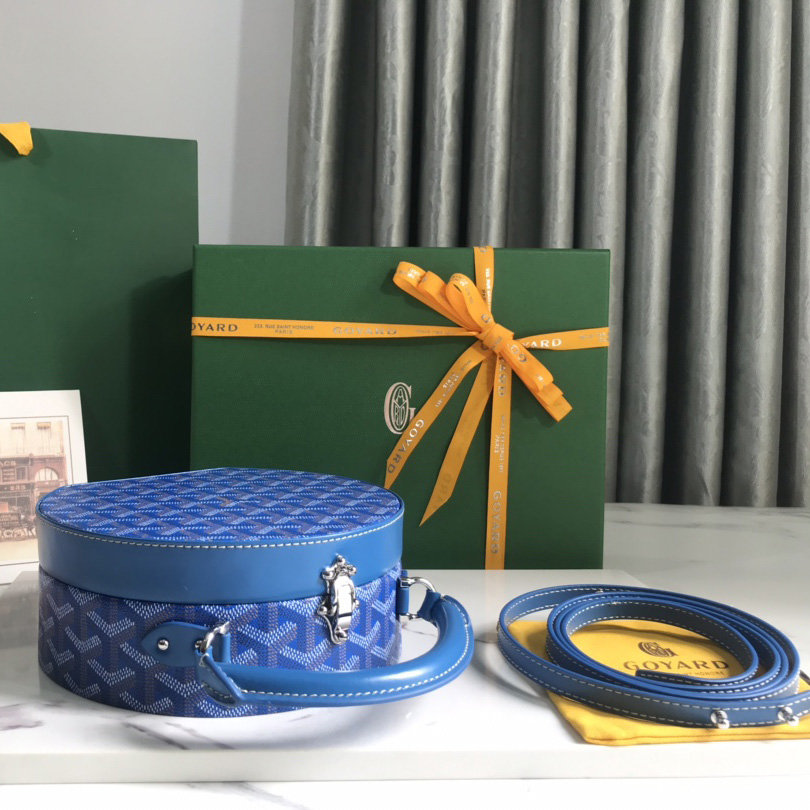 Goyard The Alto Hatbox Trunk Bag(18-16.5-7cm) - PerfectKickZ