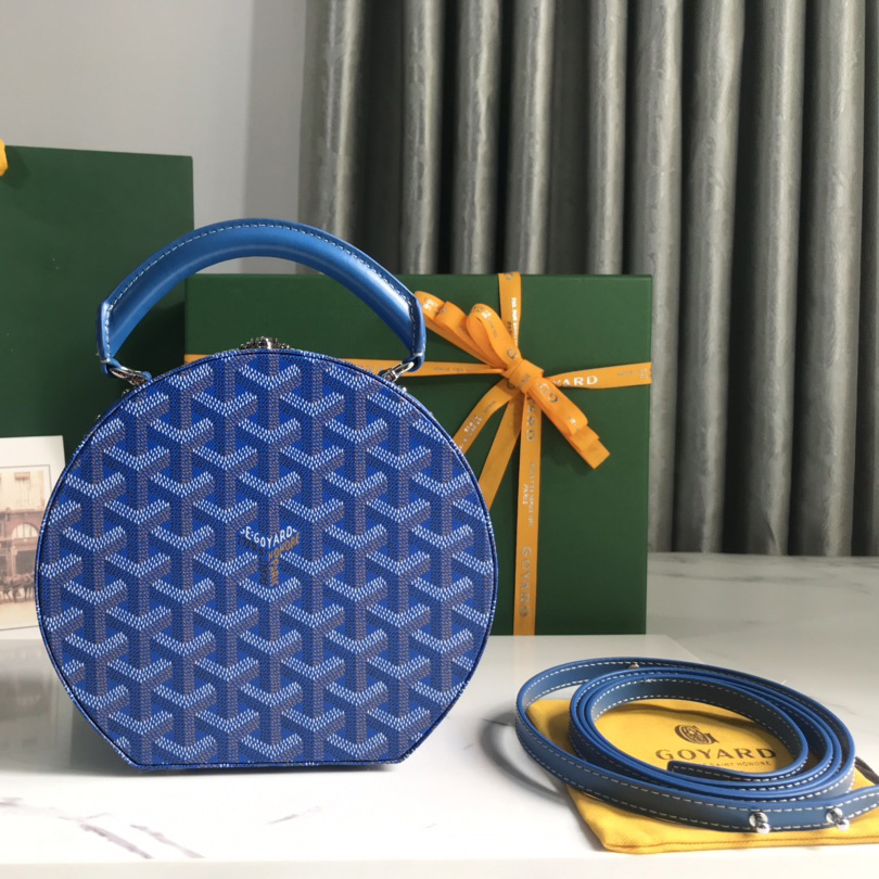 Goyard The Alto Hatbox Trunk Bag(18-16.5-7cm) - PerfectKickZ