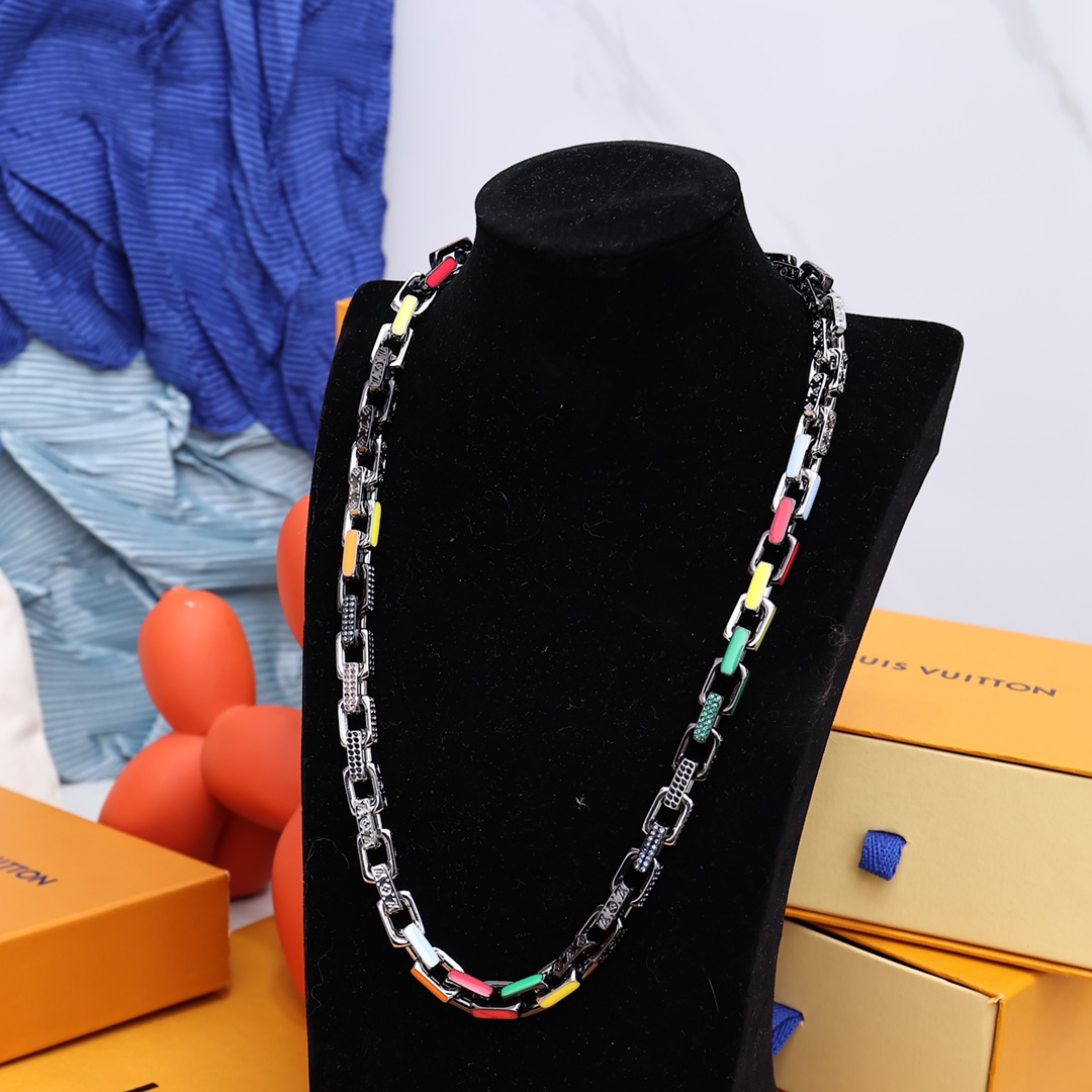 Louis Vuitton Paradise Chain Necklace     MP3329 - PerfectKickZ