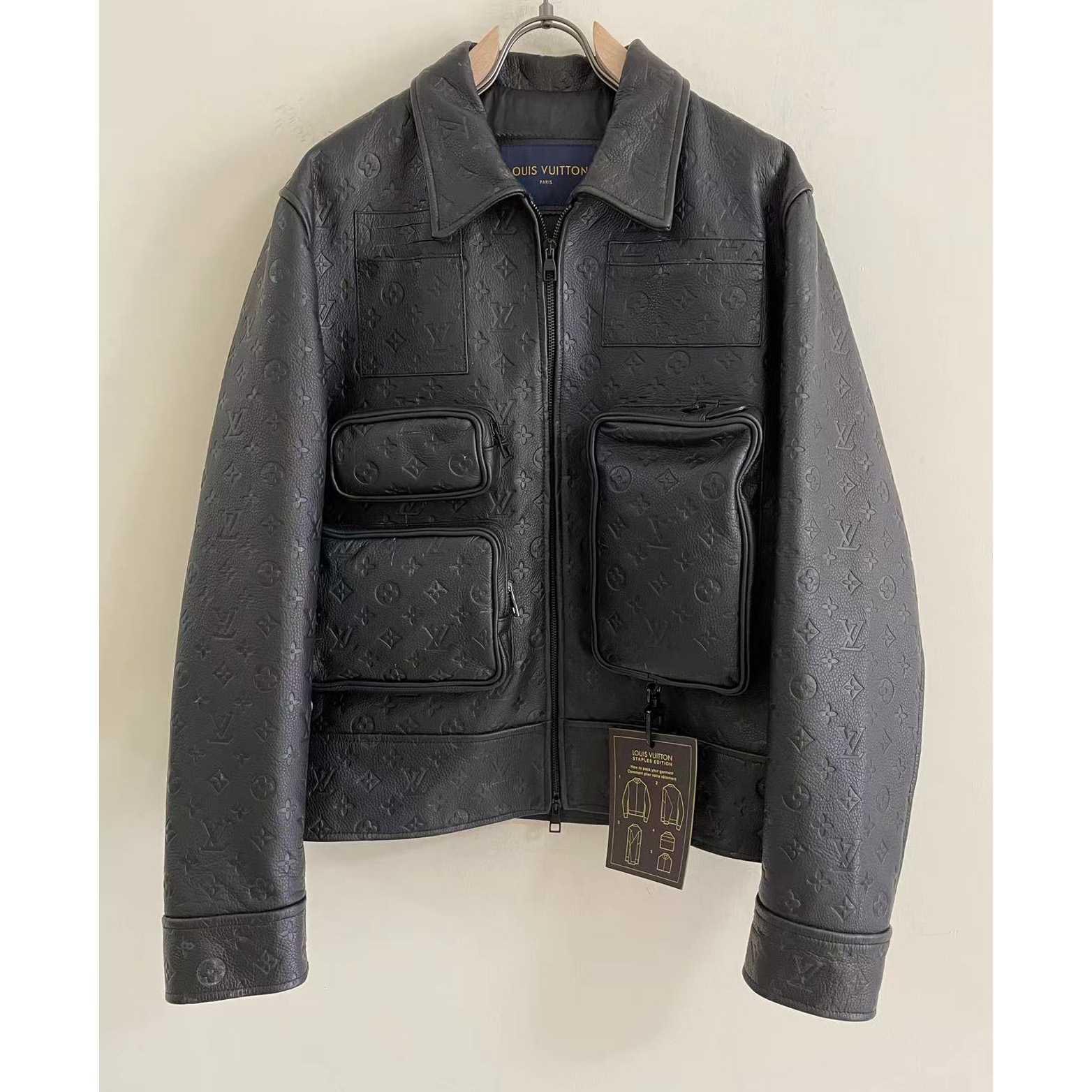 Louis Vuitton Monogram Embossed Utility Jacket    1A5ZTJ - PerfectKickZ